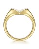 Gabriel & Co. Concave Heart Ring